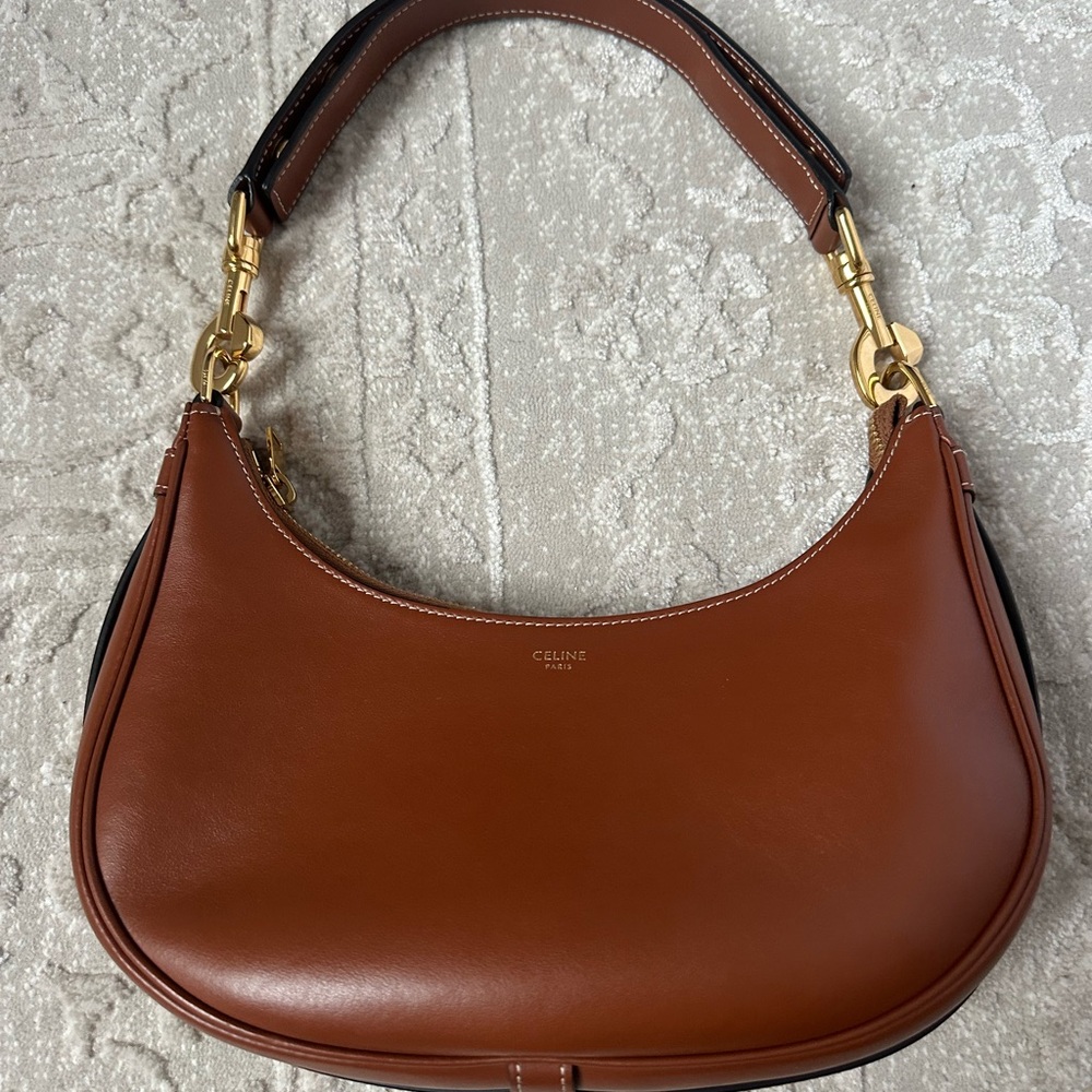 Celine Ava Shoulder Bag 2023 - Smooth Calfskin Leather in Tan